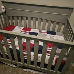 Baby Baseball Comforter Set For Crib