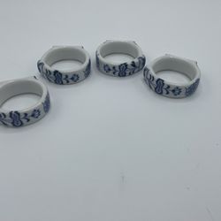 Porcelain Napkin Rings 