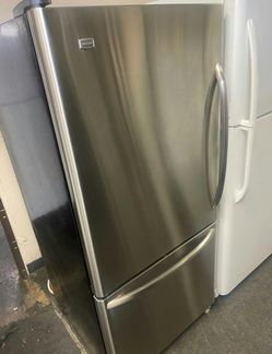 Maytag Stainless Steel Bottom Freezer Fridge