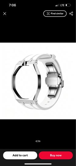 Swatch AP strap Metal and White