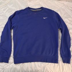 Nike Crew Neck Sweatshirt Blue M