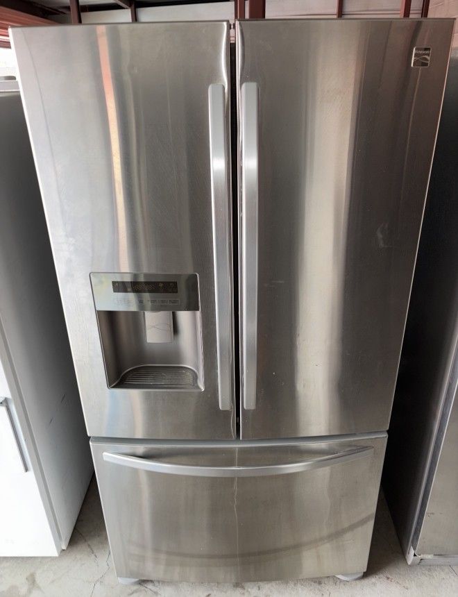 Kenmore Stainless Steel Refrigerator And Freezer