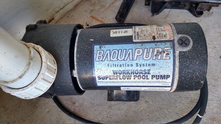 Pool pump - 2 hp with switch direct wire