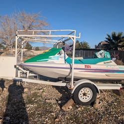 Jet skis and trailer