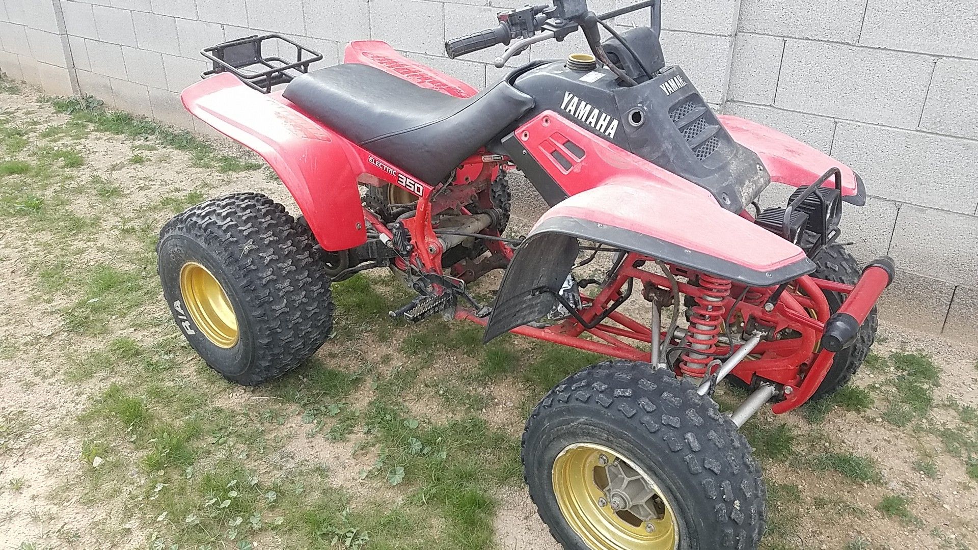 Yamaha warrior 350 complete rolling chassis (no engine) quad atv