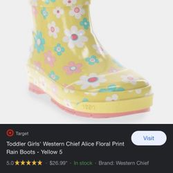 Girls Rain boots 
