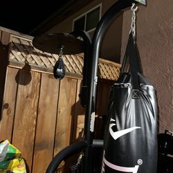 punching bag with speed bag