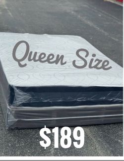 Queen Mattress Set $189 | Brand New