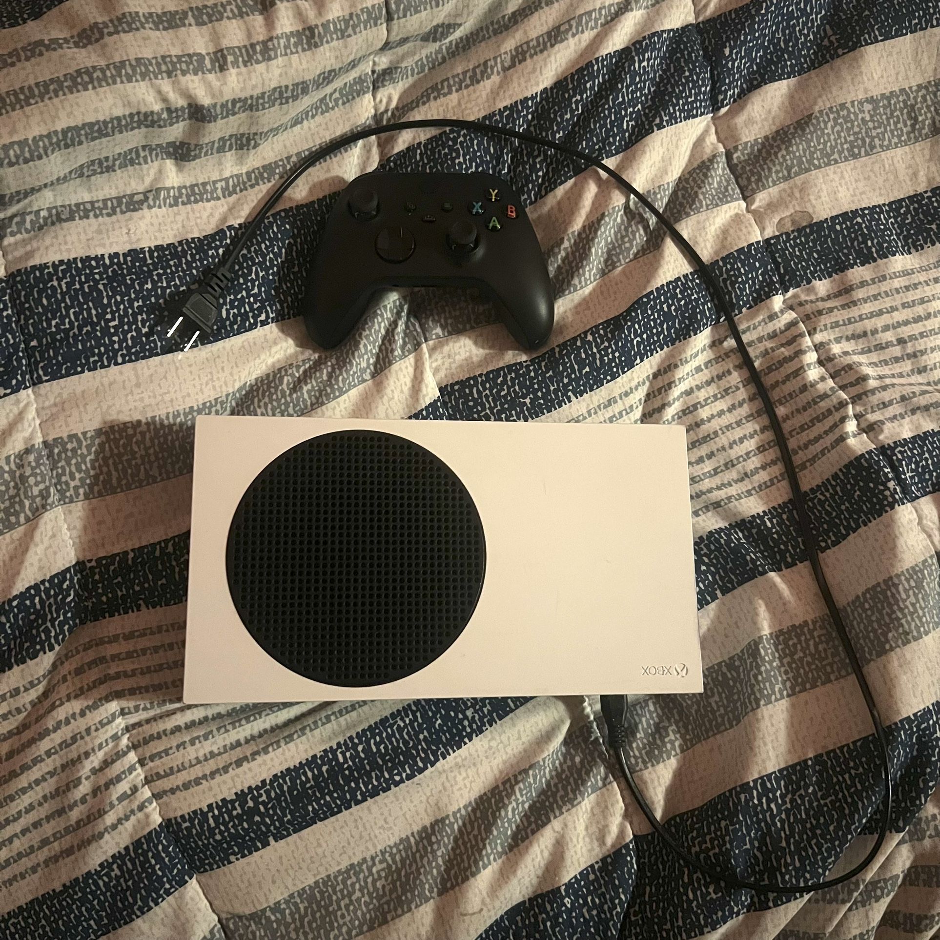 Xbox Series S with controller