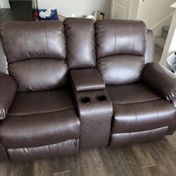 Leather recycling Sofa Set With Small Table And Side Tables
