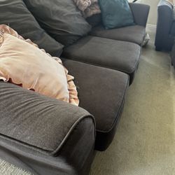 Large Couch & Oversized Chair
