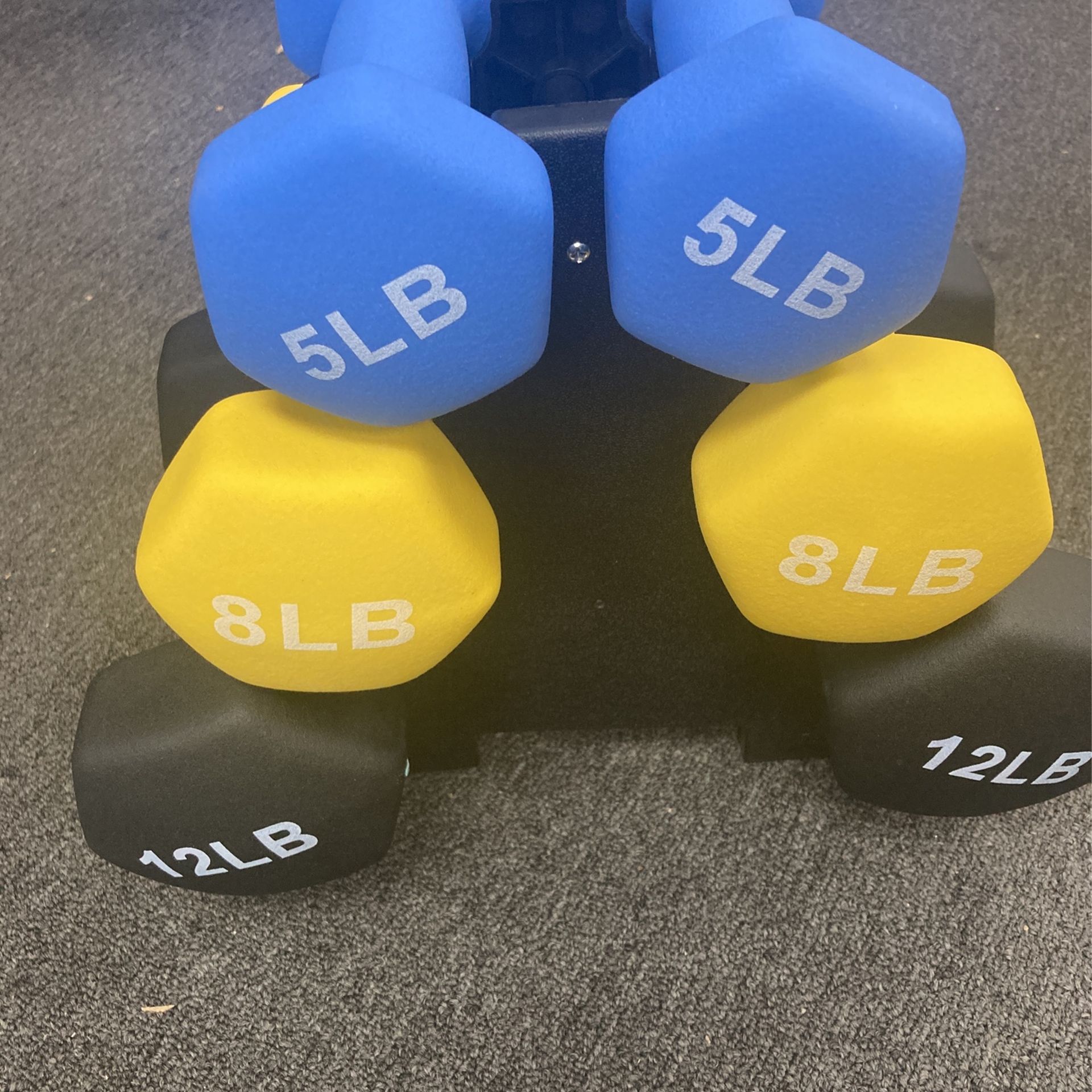 Dumbbells Set With Rack 