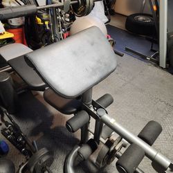 WEIDER SQUAT RACK AND BENCH FIRNESS WORKOUT