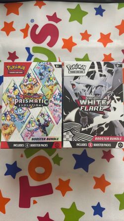 Pokémon Prismatic Evolutions & White Flare Booster Bundle (Bundle)