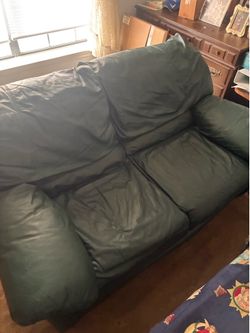 Vinyl/leather Couch
