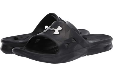 New Slides - Black Under Armour 
