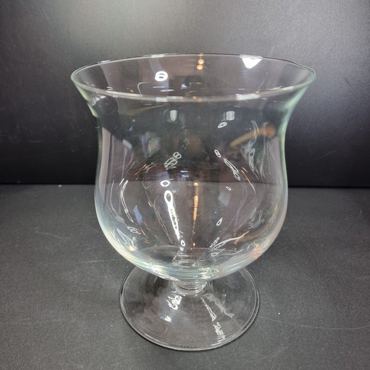 Clear Glass Candle Holder/Vase/Сandy Bowl 7.5"