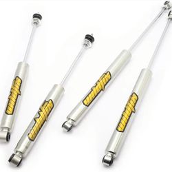 2-3" Lift Front and Rear Shocks For Dodge Ram 2500 Ram 3500,2003-2012 Zinc Plated Coating, 4 Pieces Pack
