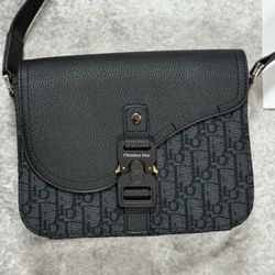 Black Dior Messenger Bag
