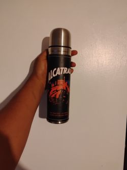 Brand New Thermos With Altcatraz Sleeve