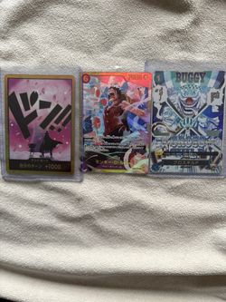 One Piece Trading Cards - Luffy, Buggy, Don!!