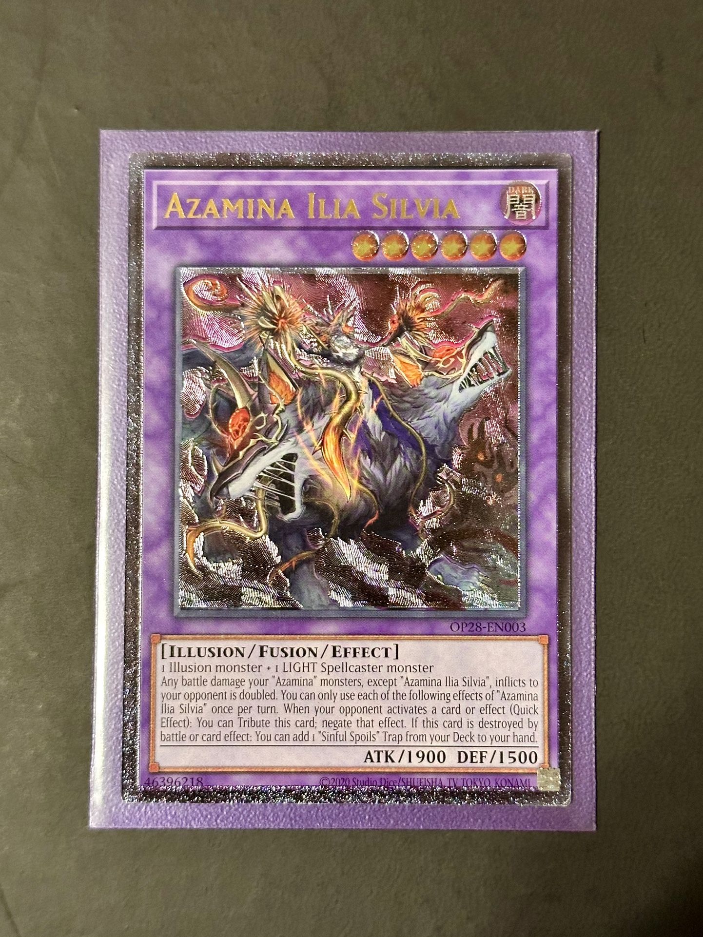Azamina Ilia Silvia Ultimate Rare OTS Tournament Pack 28 op28-en003 - Yugioh
