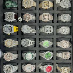 ✅, full Moisanaite diamond✅, diamond tester certified ✅, automatic movement ✅ Sapphire glass✅