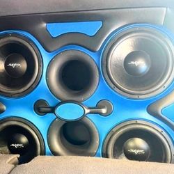 4 15s With Big Amplifier Subs/Amp 