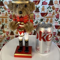 Drummer Bear Nutcracker 10”