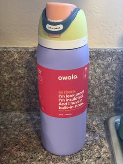 Owala 32 oz water bottle purple authentic flip top brand new