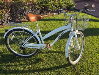 Beach Cruiser 7 Speed White