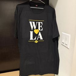 Los Angeles Lakers We Love LA T-Shirt- Black- Size XL