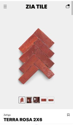 Zia Tiles - Terra Rosa Clay Tiles 30% OFF! 36 boxes available!
