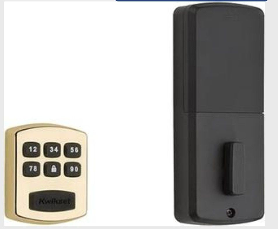 Lock Keyless Entry Electronic Keypad
Deadbolt for Garage or Side Door