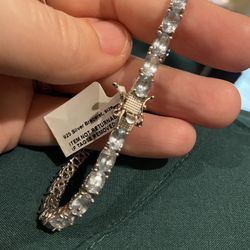 Aqua Kyanite Tennis Bracelet - 7.25” - new!