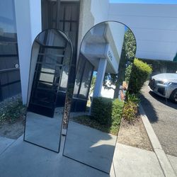 65 x 24 MIRROR - Full Length Arch Mirror with Stand 65x24