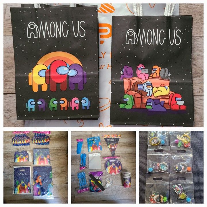 Among Us Game Birthday Party Supplies