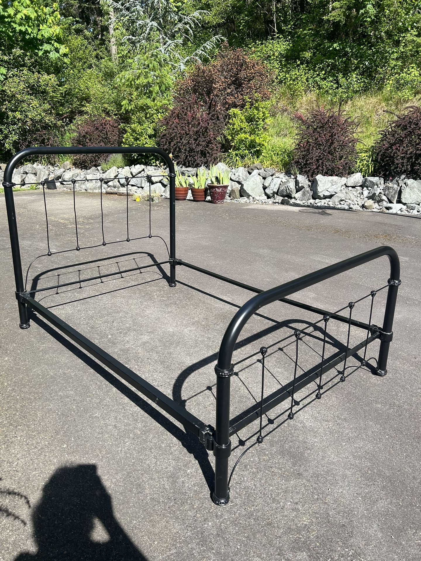 Vintage Full Size Iron Bed Frame