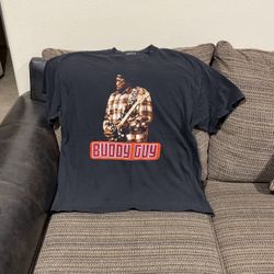 Size 2XL, Vintage, Buddy Guy World Tour, T-Shirt.