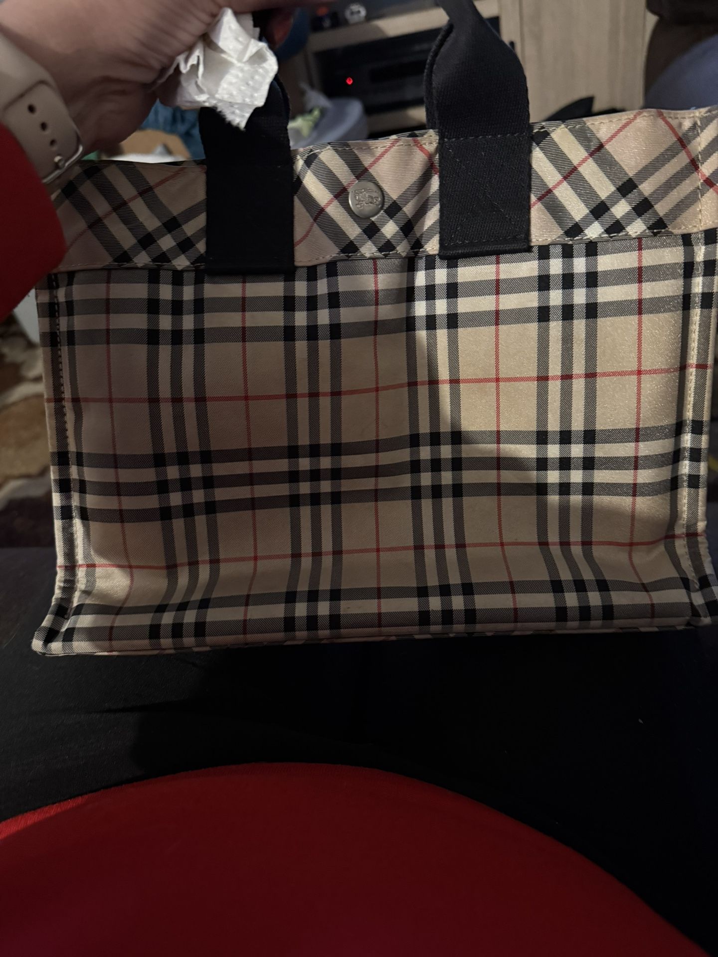 Authentic Burberry Mini Tote Itβs Beautiful π€© Blue Label