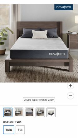 Twin Novaform Dream Away 8" Gel Memory Foam Mattress