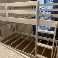 White Bunk Bed 