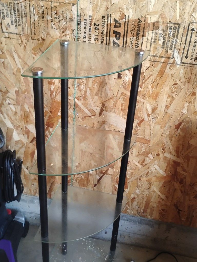 Corner Glass Table
