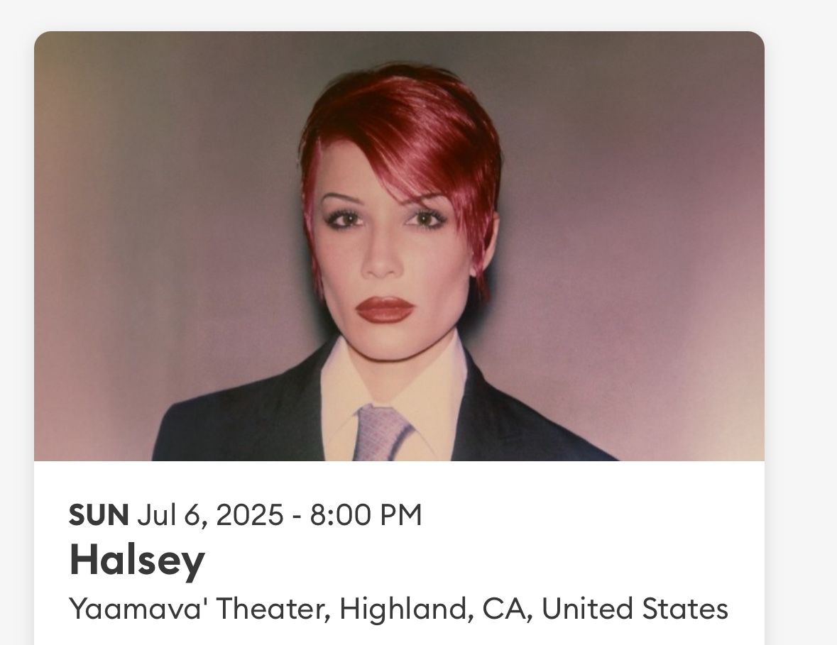 Halsey In Concert @ Yaamava casino - Sunday July 6th