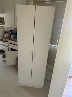 white cabinet