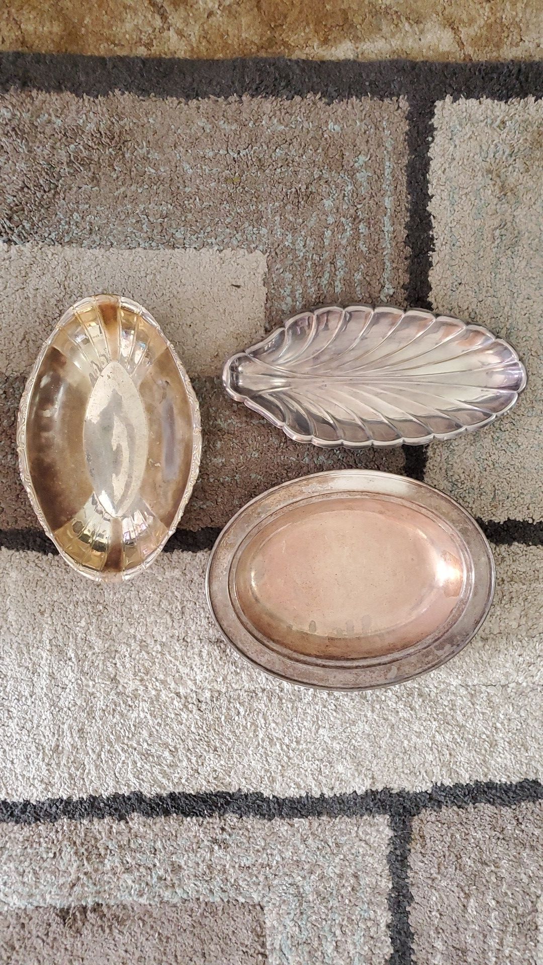 Silver plated trays