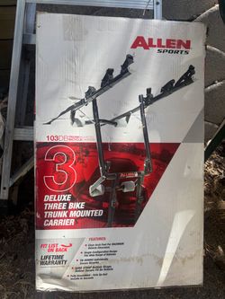 Allen Sports 103DB 3-Bike Trunk Mounted Carrier