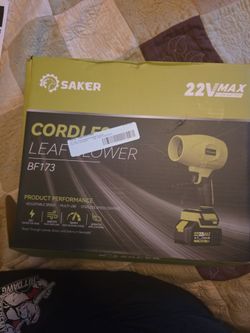 Cordless blower