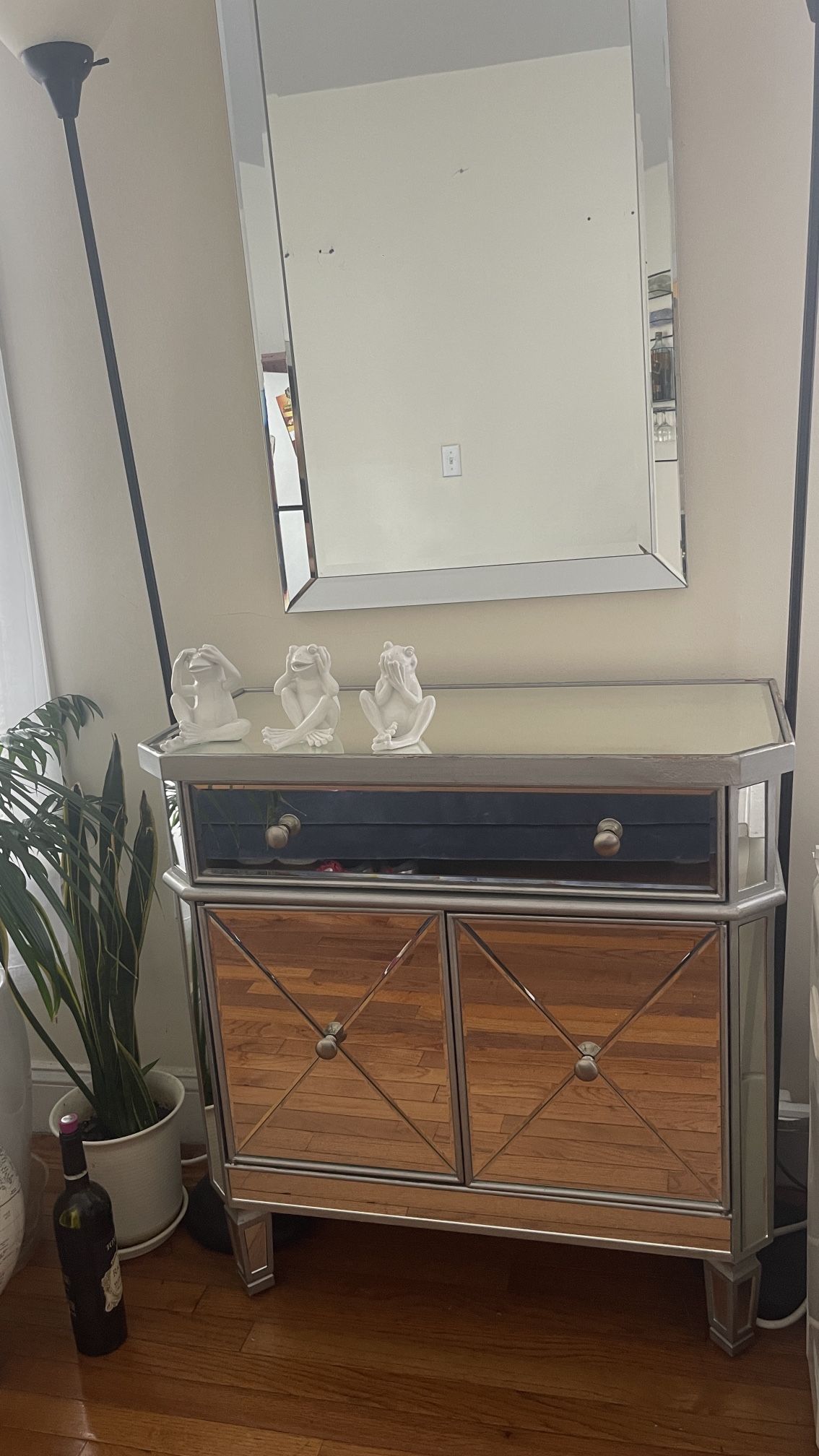 mirror cabinet mirror table
