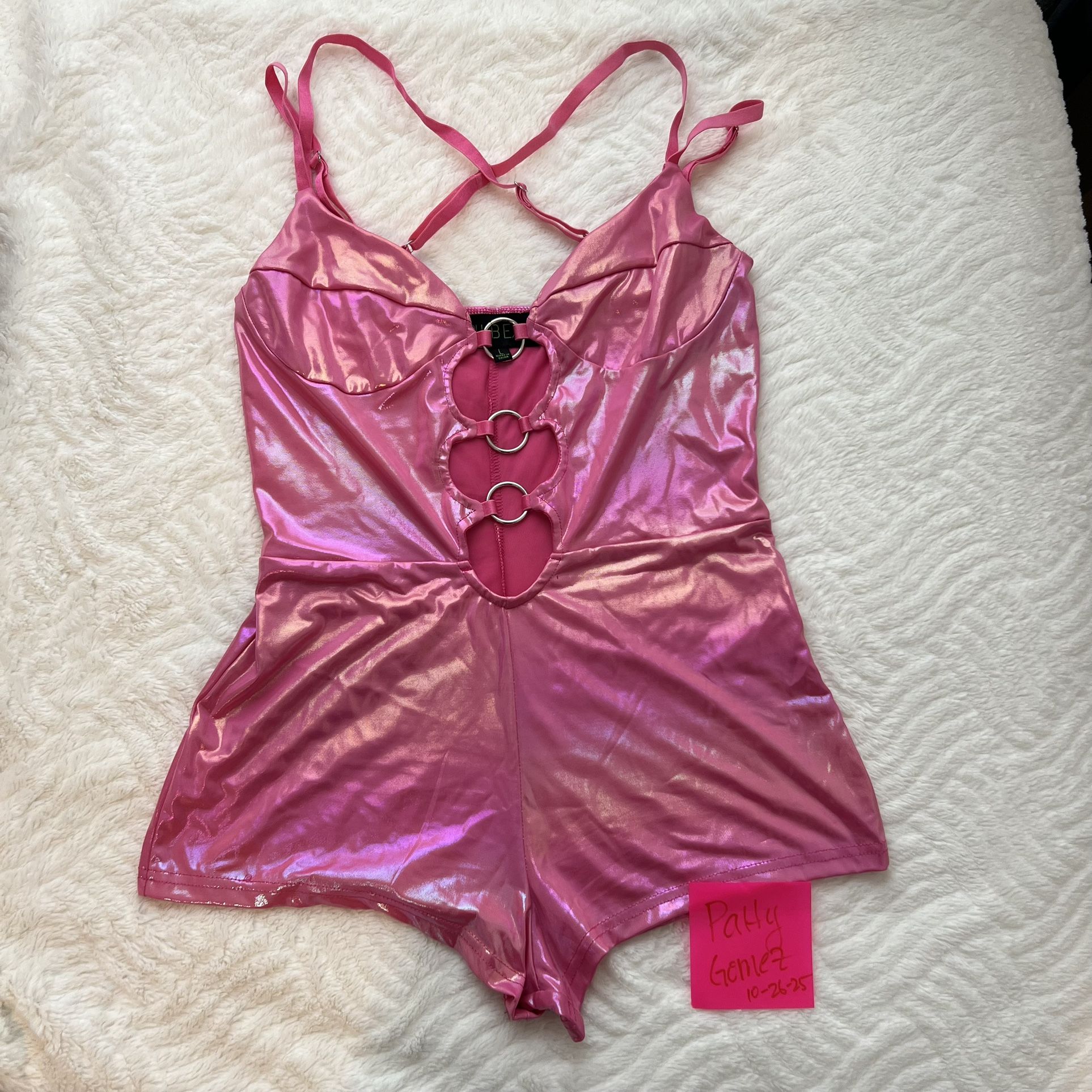 Club Exx Galáctica cut out romper: Large